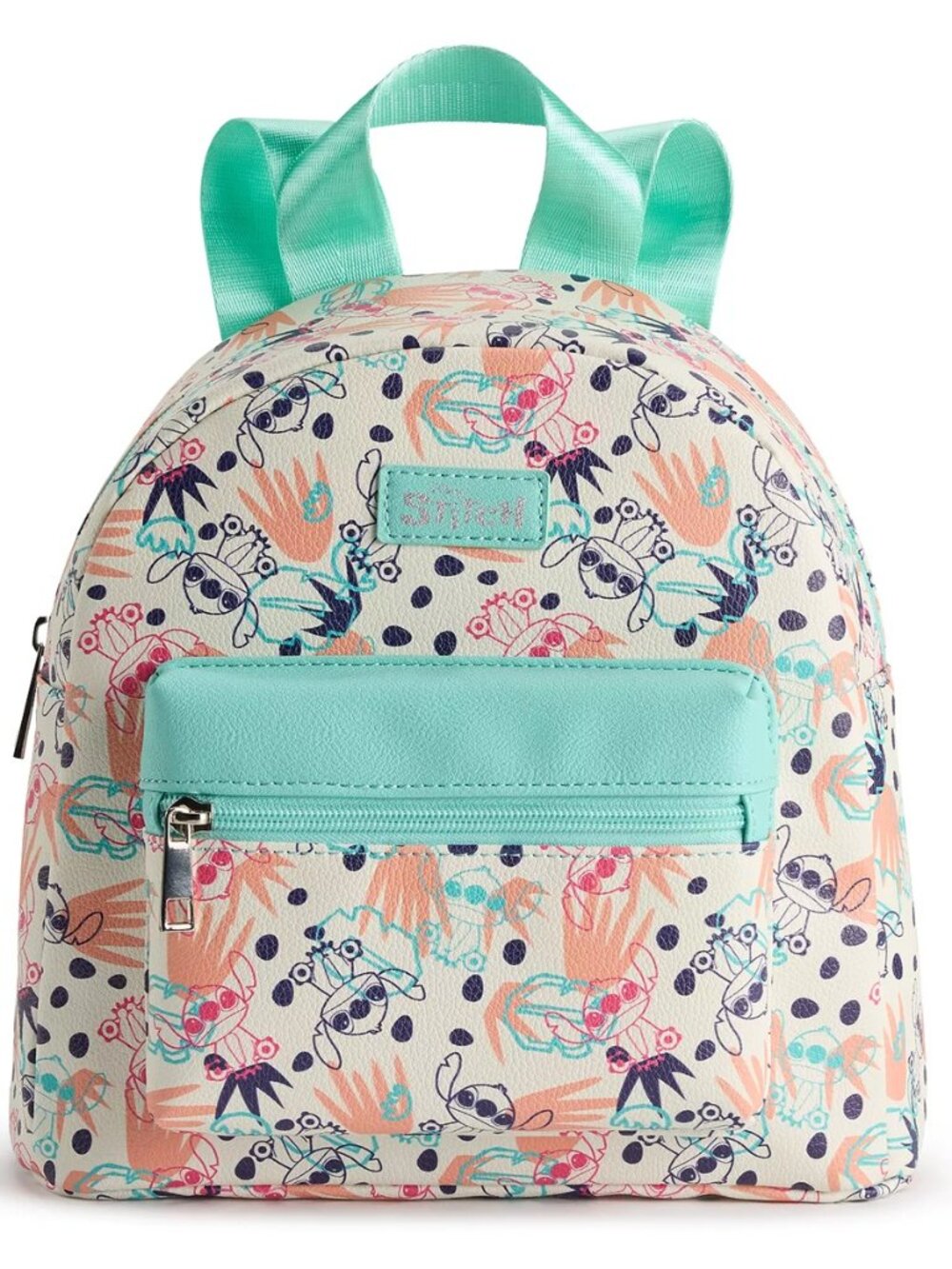 Disney Stitch Tropical Print Mini Backpack NWT